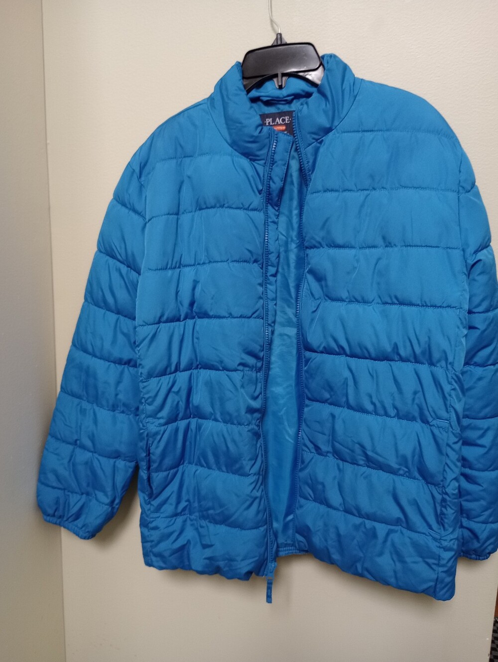 Boy's Blue Quilted Puffer Jacket - Size XXL(18)
